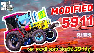 Modified HMT 5911 Tractor l 5911 in GTA 5 l Jatt Life in GTA V PUNJABI GAMEPLAY [upl. by Gamaliel458]