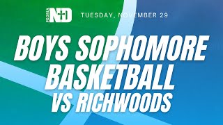 PND Boys Sophomore Basketball vs Richwoods [upl. by Cresa322]