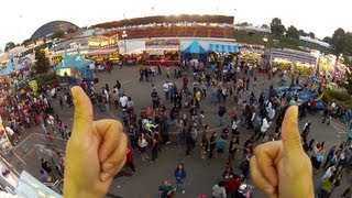 Rock Star Amusement Ride Аттракцион POV GoPro Hero 2 [upl. by Enirahtak466]