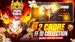 ₹20000000 Free Fire ID Collection 😱 Richest Free Fire ID [upl. by Desireah]