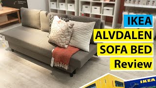 Ikea ALVDALEN sofa bed review [upl. by Pirali]