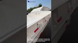 From China trailer factorylowbedtrucktrailer lowbedtruck lowbedtrailer lowbedsemitrailer [upl. by Eliot374]