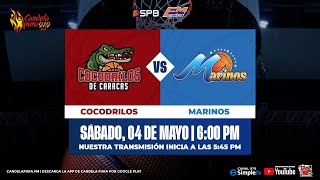 CIRCUITO OFICIAL 🏀🐊 04052024  COCODRILOS DE CARACAS VS MARINOS DE ORIENTE  SPB 2024 [upl. by Kissiah]