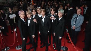 BTS  2019 Grammy Awards  Red Carpet Compilation [upl. by Aurelio]