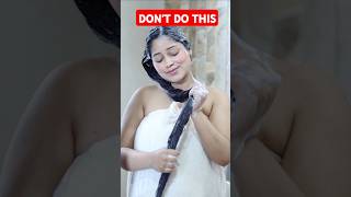 Dos And Donts of Haircare 😲 Hair oiling mistakes to avoid shorts ytshorts youtubeshorts [upl. by Hylton]