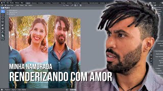 🔴Ensinando o Blender para minha NAMORADA ao vivo [upl. by Hammel]