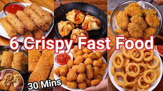 6 Must Try Popular Fast Food Chain Snacks in 30 Mins  Healthy amp Tasty Tea Time Snacks Recipe Home [upl. by Maxwell296]