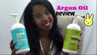 Creightons England Curls amp Waves Shampoo amp Argan Rich Conditioner Review [upl. by Colbye]