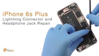 How to repair iPhone 6s Plus Lightning Connector and Headphone Jack [upl. by Saenihp]