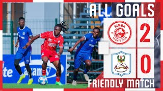 MAGOLI YOTE SIMBA SC 2 VS JKT TANZANIA 0  MECHI YA KIRAFIKI [upl. by Ainolloppa]