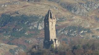 Autumn Wallace Monument Abbey Craig Near Stirling Scotland [upl. by Matelda]