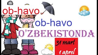 Ob  xavo malumoti 31 mart 1 aprel  Об  хаво маълумоти 31 март  1 апрел [upl. by Acey]