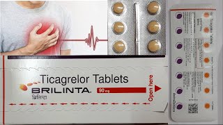 Brilinta 90 mg tablet use in hindi how to use brilinta 90 mg tablet side effects [upl. by Lehcim165]