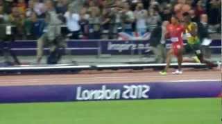 4 x 100 Relay Olympic World Record 2012  Live [upl. by Nerej460]