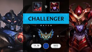 Challenger Match Super Aatrox vs Super Shyvana  EUW server Patch 1416 [upl. by Notsa]