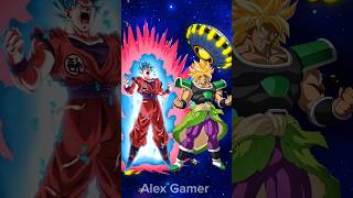 Goku Kaioken vs Broly who is strongest battle dbz dbs shorts [upl. by Ahsiei]