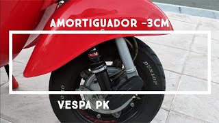 AMORTIGUADOR REBAJADO PARA VESPA [upl. by Giraud]