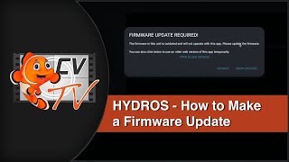 HYDROS  How to do a firmware update [upl. by Giulio431]