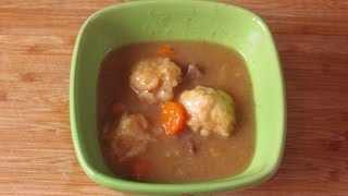 Basic Stew Dumplings Recipe from 1977 [upl. by Emmi]