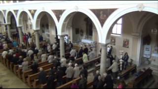 Il Coro Haliaetum alla Messa di Pasquetta in San Mauro  Isola 21042014 [upl. by Dorrie]