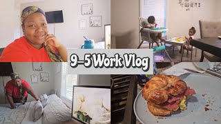 VLOG  Demanding Underwriting Job  Working with small children at home  WFH Vlog [upl. by Hgielac]