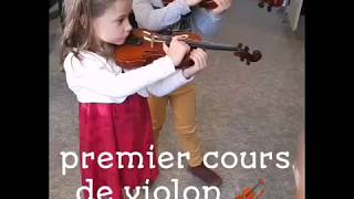 Premier cours de violon au Conservatoire de Metz Métropole [upl. by Leupold]