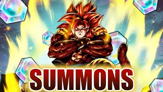 GOT SHAFTED HAD TO GO P2P Summons for ULTRA SSJ4 GOGETA Dragon Ball Legends [upl. by High877]