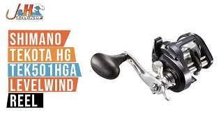 Shimano Tekota HG TEK501HGA Levelwind Reel  JampH Tackle [upl. by Strohl252]