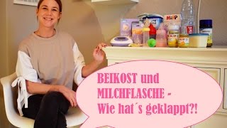 Beikost PreMilch Flaschenkind  Endlich klappt´s  ALINA´S BABY BLOG [upl. by Eegnat]