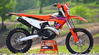 First Ride 2024 KTM 300 XCW TWO STROKE [upl. by Chassin709]