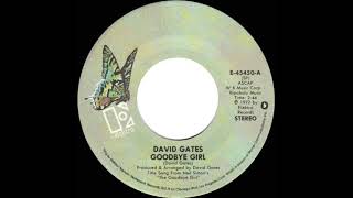 1978 HITS ARCHIVE Goodbye Girl  David Gates stereo 45 [upl. by Rayner880]