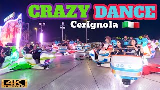 CRAZY DANCE Giostre 2023 🇮🇹 Lunapark 4K [upl. by Agate]