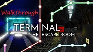 Roblox Terminal Escape Room Chapter 1 Walkthrough [upl. by Neelloj]