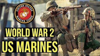 World War 2 Airsoft US Marines  Milsim WestGampG Armament 1945 World War 2 Airsoft Game [upl. by Ailes]