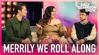 Merrily We Roll Along Cast React To Celebrities In The Audience [upl. by Demakis]