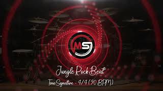 90 BPM ‖ Jungle Rock Beat 2 ‖ 44 Drum Beat ‖ Drum Track ‖ Metronome [upl. by Jinny616]