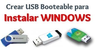 Como crear una USB autoarrancable con Windows 7 8 81 o 10 de varias maneras  USB Booteable [upl. by Samira]