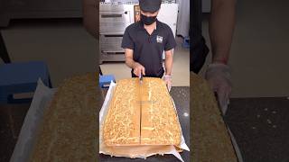 Macadamia Taiwanese Castella Cake Cutting  Cake Cutting [upl. by Nnyluqcaj]