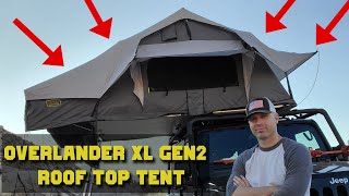 Overlander XL Gen 2 Roof Top Tent Review [upl. by Tisman925]