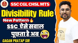 Divisibility Rule Based Latest Questions for SSC Exams  Number System  Gagan Pratap Sir ssc cgl [upl. by Ballman83]