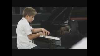 Debussy Doctor Gradus ad Parnassum solo piano 9yo [upl. by Nomihs]