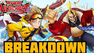 MY HERO ACADEMIA ULTRA IMPACT BREAKDOWN OF HYPE UR SNOWBOARDING HAWKS AND 100 MILLION SUIT ALL MIGHT [upl. by Ajram]