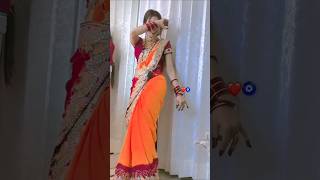 Beautiful gotta patti orange saree  Rohit fashion club [upl. by Neesay406]