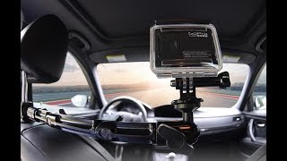 Tackform Headrest Mount for GoPros and Other Action Cameras [upl. by Katha179]