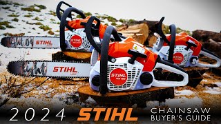 New 2024 Stihl Chainsaw Buyers Guide [upl. by Vachill]