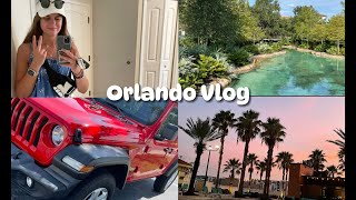 Orlando Vlog— Day 1 Solo Trip to Orlando Disney Springs Universal Orlando [upl. by Aniweta]