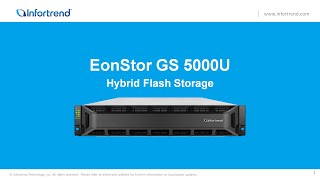 EonStor GS 5000U Hybrid Flash Unified Storage Product Introduction [upl. by Atnoled430]