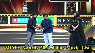 SIIMA Awards 2024 Jailer Movie Winning Award List [upl. by Radu]