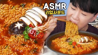 옥탑방 열라면 리얼사운드 먹방 Yeul Ramen My favorite ramen ENG Mukbang ASMR DoNam 도남이먹방 [upl. by Rehc110]