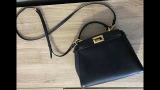 Initial Impressions Review on the iconic Fendi Mini Peekaboo [upl. by Ferren116]